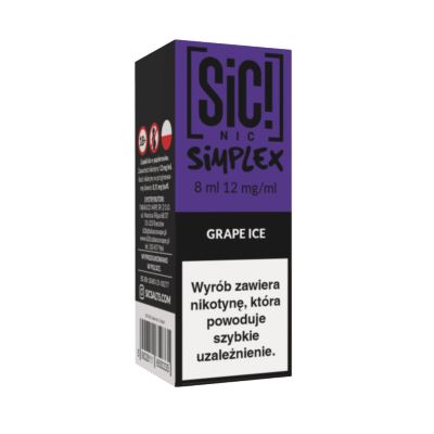 Liquid SIC! NIC 8ml Grape Ice 12mg
