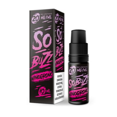 Liquid SO BUZZ Salt 10ml Winogrono 20mg