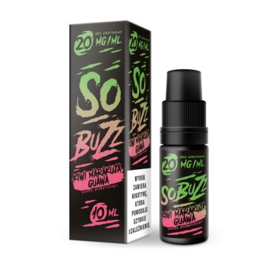 Liquid SO BUZZ Salt 10ml Kiwi Marakuja Guawa 20mg