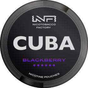 Woreczki Nikotynowe CUBA Black Blackberry 20mg/g B26