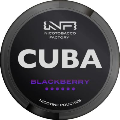 Woreczki Nikotynowe CUBA Black Blackberry 20mg/g B26