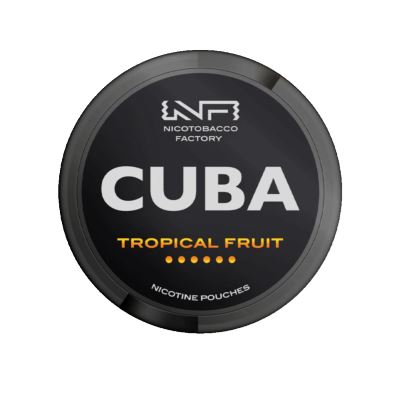 Woreczki Nikotynowe CUBA Black Tropical Fruit 20mg/g B26