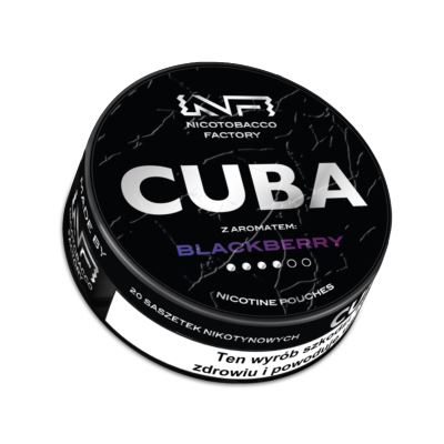 Woreczki Nikotynowe CUBA Black Blackberry 20mg/g B26