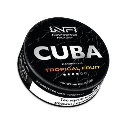 Woreczki Nikotynowe CUBA Black Tropical Fruit 20mg/g B26