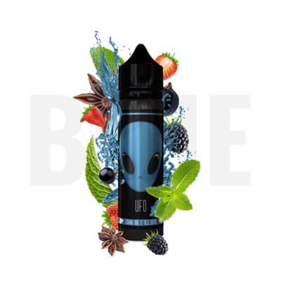 Longfill UFO 10/60ml Blue (Owoce Lasu, Mix Mięt, Anyż)