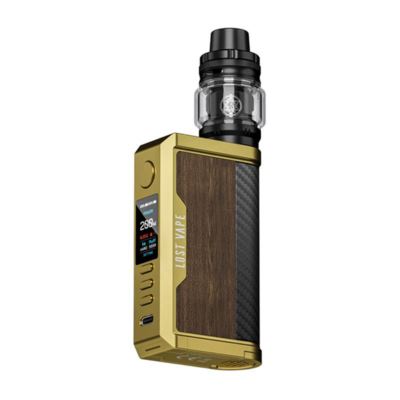 Kit LOST VAPE Centaurus Q 200 & Tank Centaurus Sub Ohm Gold Teak Wood
