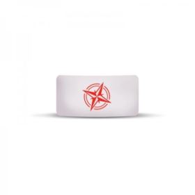 Vape Band 22-26mm Róża Wiatrów Biały