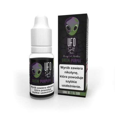 UFO Salt 10ml Green Purple (Aloes, Winogrono, Jabł