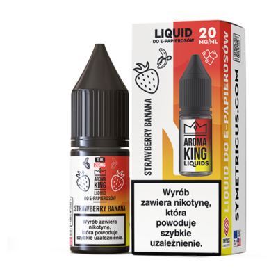 Liquid AROMA KING SALT 10ml Strawberry Banana