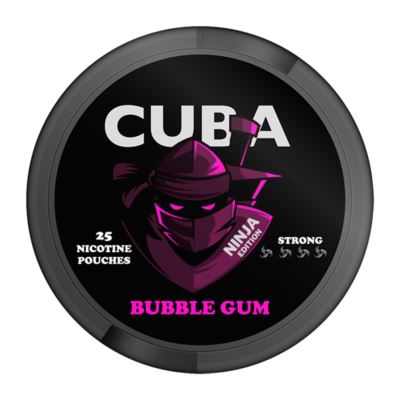 Woreczki Nikotynowe CUBA Ninja Bubble Gum 30mg