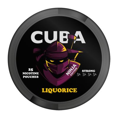 Woreczki Nikotynowe CUBA Ninja Liquorice 30mg