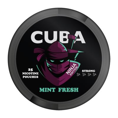 Woreczki Nikotynowe CUBA Ninja Mint Fresh 30mg