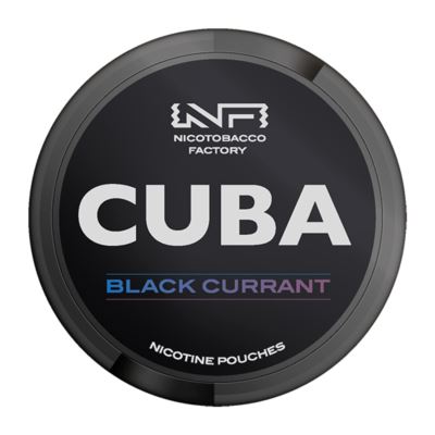 Woreczki Nikotynowe CUBA Black Black Currant 66mg
