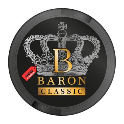 Woreczki Nikotynowe BARON Classic Balck 77mg