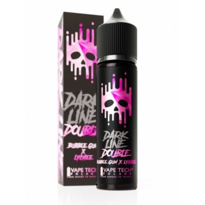 Longfill Vape Tech DOUBLE DARK LINE 8/60ml Bubble Gum Lychee