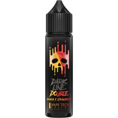 Longfill Vape Tech DOUBLE DARK LINE 8/60ml Banan Strawberry