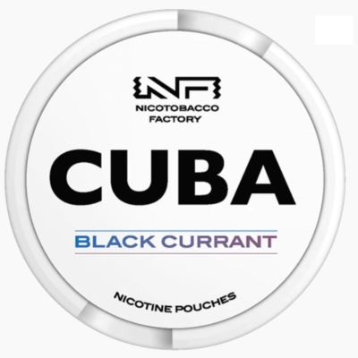 Woreczki Nikotynowe CUBA White Black Currant 25mg