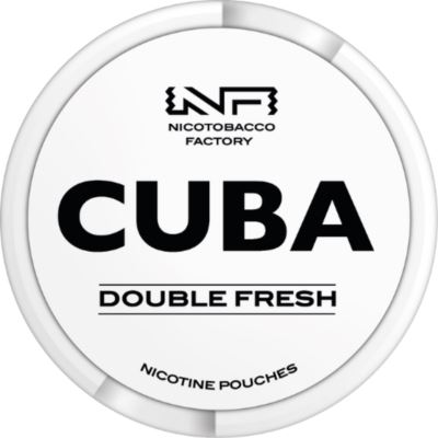 Woreczki Nikotynowe CUBA White Double Fresh 25mg