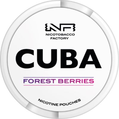 Woreczki Nikotynowe CUBA White Forest Berries 25mg