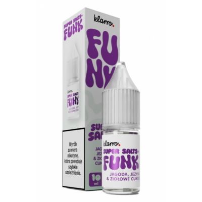 Liquid KLARRO FUNK SS+ 10ml Jagoda Jeżyna Cukierki Ziołowe 20mg