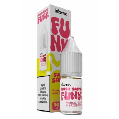 Liquid KLARRO FUNK SS+ 10ml Mango Guava Brzoskwinia 20mg