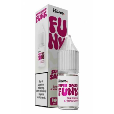 Liquid KLARRO FUNK SS+ 10ml Żurawina Winogrono 20mg