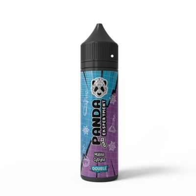 Longfill PANDA Eksperyment Double 10/60ml Malina Cytryna