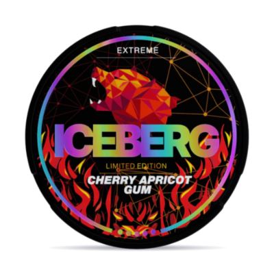 Woreczki nikotynowe ICEBERG Cherry Apricot Gum Strong 50mg