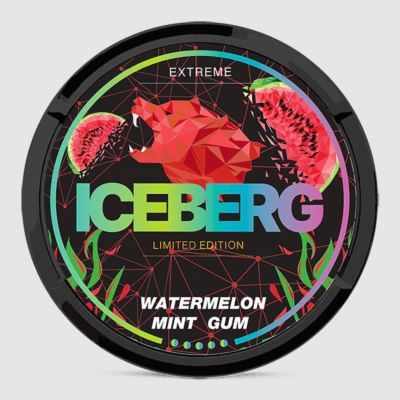 Woreczki nikotynowe ICEBERG Watermelon Mint Gum Extreme 50mg