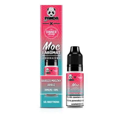 Panda Eats x Dinner Lady Salt 10ml 20mg Bardzo Mroźny Arbuz