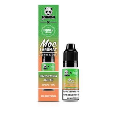 Panda Eats x Dinner Lady Salt 10ml 20mg Brzoskwinia Jabłko