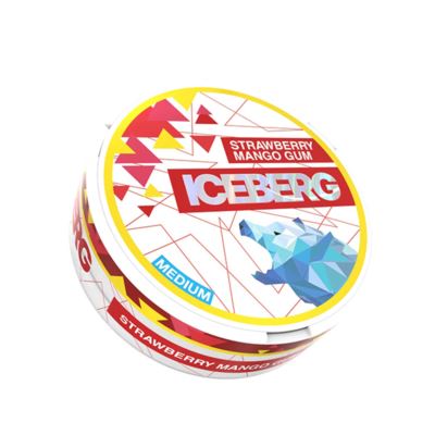 Woreczni nikotynowe ICEBERG Strawberry Mango Gum 50mg