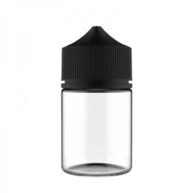 Butelka CHUBBY GORILLA 60ml Transparent, Black Butelka CHUBBY GORILLA 60ml Transparent, Black