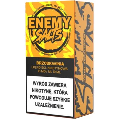 Liquid ENEMY SALTS Brzoskwinia 18mg 10ml