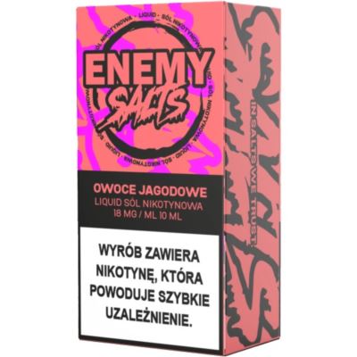 Liquid ENEMY SALTS Owoce Jagodowe 18mg 10ml