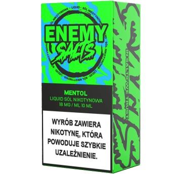 Liquid ENEMY SALTS Mentol 18mg 10ml