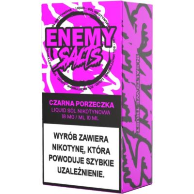 Liquid ENEMY SALTS Czarna Porzeczka 18mg 10ml