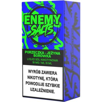 Liquid ENEMY SALTS Porzeczka Jeżyna Borówka 18mg 10ml