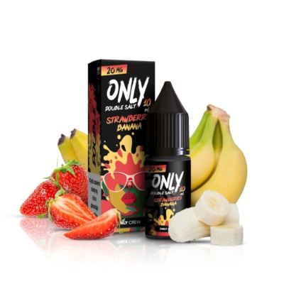 Liquid ONLY Salt Double 20mg Strawberry Banana 10m